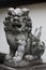 Japanese lion statue