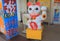 Japanese Manekineko Lucky cat stature Kanazawa Japan