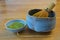 Japanese Matcha Green Tea, Handmade Matcha Bowl with Bamboo Whisk, and Spoon