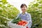 Japanese middle aged woman, image of agriculture