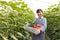 Japanese middle aged woman, image of agriculture