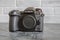 Japanese Mirrorless Digital Camera Panasonic Lumix G9 format Micro Four Thirds. Front view