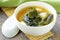 Japanese miso soup with tofu