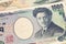 Japanese money yen banknote