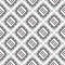 Japanese Mosaic Diamond Vector Seamless Pattern