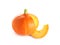 Japanese Orange pumpkin on white background