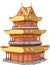 Japanese pagoda.