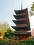 Japanese pagoda in Tokyo