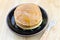 Japanese pancakes with honey