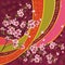 Japanese pattern with sakura blossom