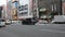 Japanese people and foreigner traveler walk and shopping beside road with traffic road of chuo dori street at Ueno in Tokyo,Japan