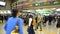 Japanese people and foreiner travelers walking entrance and exit gate for passenger train at Nippori station