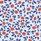 Japanese Pretty Flower Vector Seamless Pattern