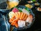 Japanese restaurants in Thailand offer a dish called sashim