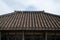 Japanese roof tile ancient shrine rooftop