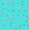 Japanese Rose Bud Seamless Pattern