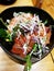 Japanese salmon salad