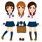 Japanese School Girls Uniform