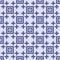 Japanese Square Line Checkered Vector Seamless Pattern