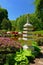Japanese Stone Lantern in a garden