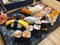 Japanese style combination sushi and sashimi platter