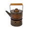 Japanese Style copper kettle on stove