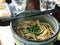 Japanese style hot Udon noodle