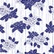 Japanese style hydrangea pattern,