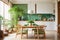 Japanese style kitchen lifestyle bamboo vase window comfort elegance modern