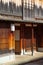 Japanese style. old traditional house wooden wall and house entrance