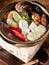 Japanese Sukiyaki dish, asian cuisine