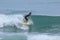 Japanese surfers in Chiba Japan surfing Hebara Beach which is close to Tokyo.