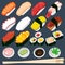 Japanese Sushi Collection Set