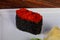 Japanese sushi gunkan tobiko