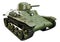 Japanese tankette Type 97 Light armored car Te-Ke isolated white