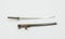 Japanese Tradition Samurai Sword Isolate on White Background