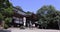 A Japanese traditional temple JINDAIJI at the old fashioned street in Tokyo wide shot