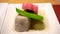 Japanese traditional variety food, sushi, nigiri, set food sashimi cut video