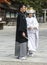 Japanese traditional wedding couple
