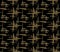 Japanese Tribal Cross Shape Brush Vector Seamless Pattern