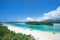 Japanese tropical island beach with clear lagoon water, Ishigaki