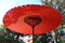 Japanese umbrellas are made of Japanese paper, bamboo, etc.