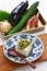 Japanese vegan cuisine, Dashi is Japanese chopped vegetable salad