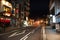 Japanese walking beside road of Omotesando street in night time of Naritasan Omote Sando or Narita old town Chiba in Tokyo, Japan