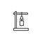 Japanese wind bell outline icon