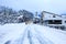 Japanese winter street