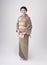 Japanese woman wearing kimono