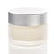 Jar of cream, mockup hand, facial or body cream cosmetic bottles