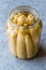 Jar of Preserved Baby Corn Pickle