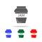 Jar simple black eating icon. Elements of food multi colored icons. Premium quality graphic design icon. Simple icon for websites,